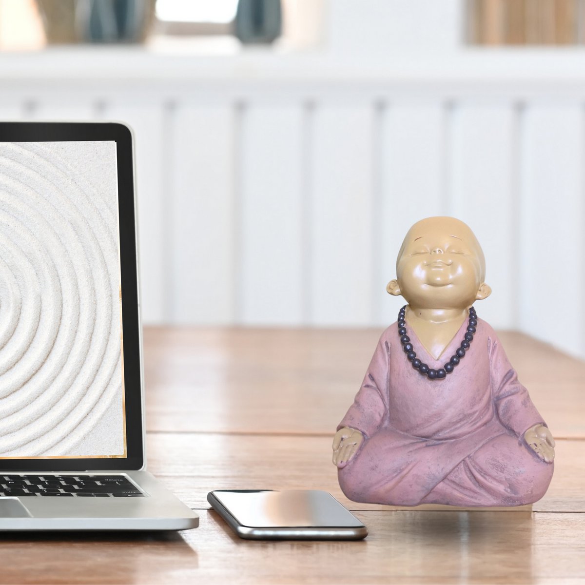 Baby Buddha SB2 Statuette – Zen und Feng Shui Dekoration – um eine entspannende Atmosphäre zu schaffen – glückliche Geschenkidee