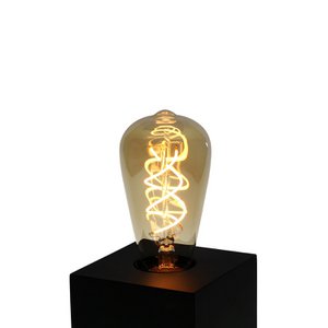 LED-Spiral-Filament-Glühbirne, Vintage-Look, E27, 4W, 230V