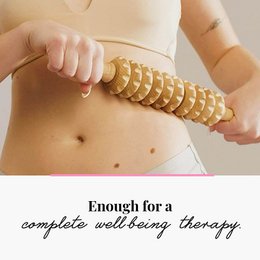 Houten Cellulite Massage Body Roller Lymfedrainage Massager Maderotherapie