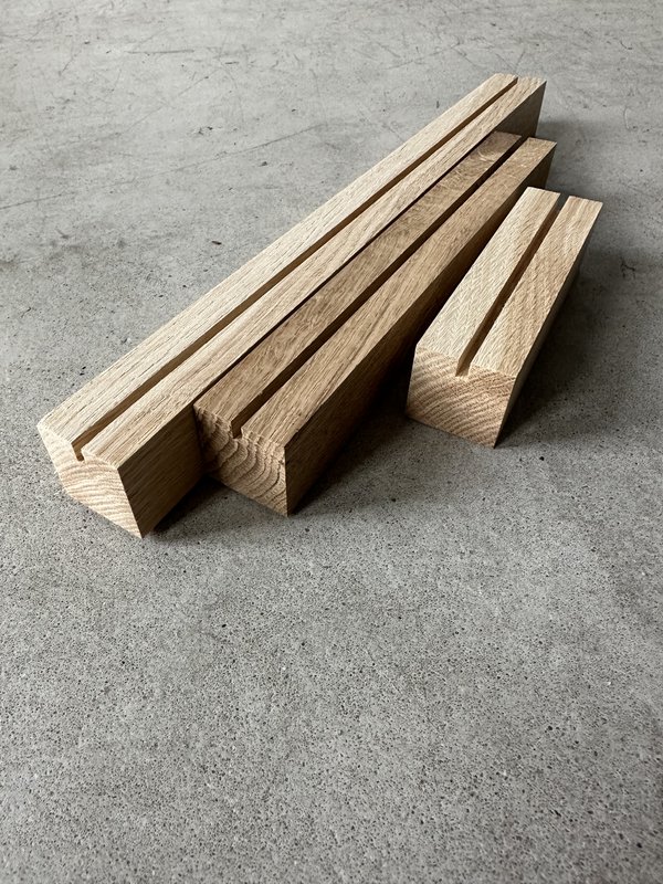 Oak block standard 1 groove