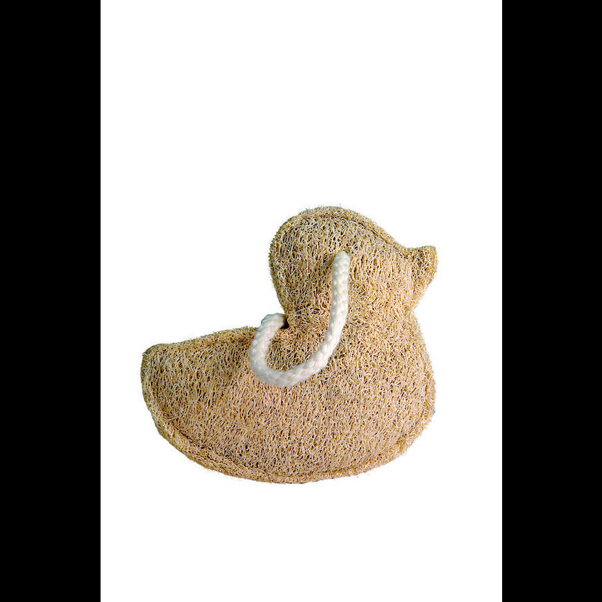 Loofah bath sponge fun shapes for kids : Heart / Duck