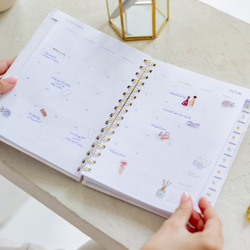 Spiral A5 Planner 2026 Bold Balance