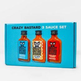 Salsa Picante Crazy Bastard - (3x Caja Caribeña de 100ml)