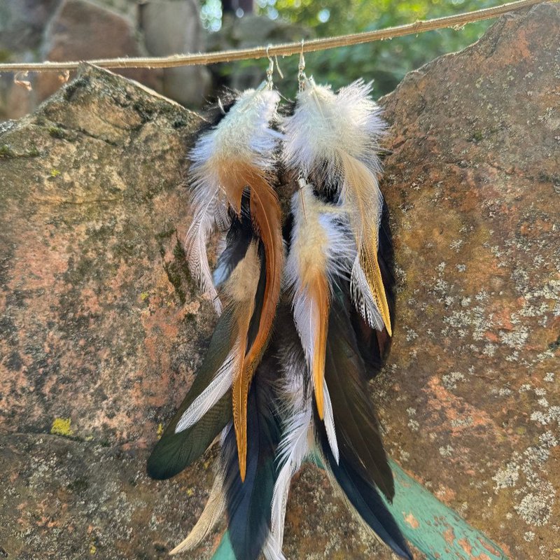 Wild soul - Boho earrings with long springs