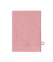Bio-Waschlappen aus 100 % Baumwolle, 16 x 21 cm, Lachsfarben