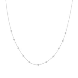 Collier fin grand coeur