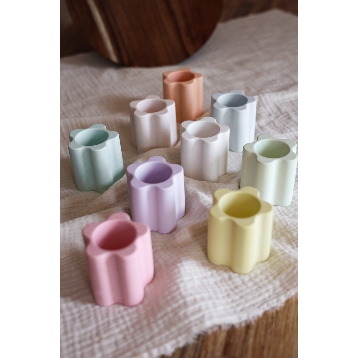 Stick candles candlesticks