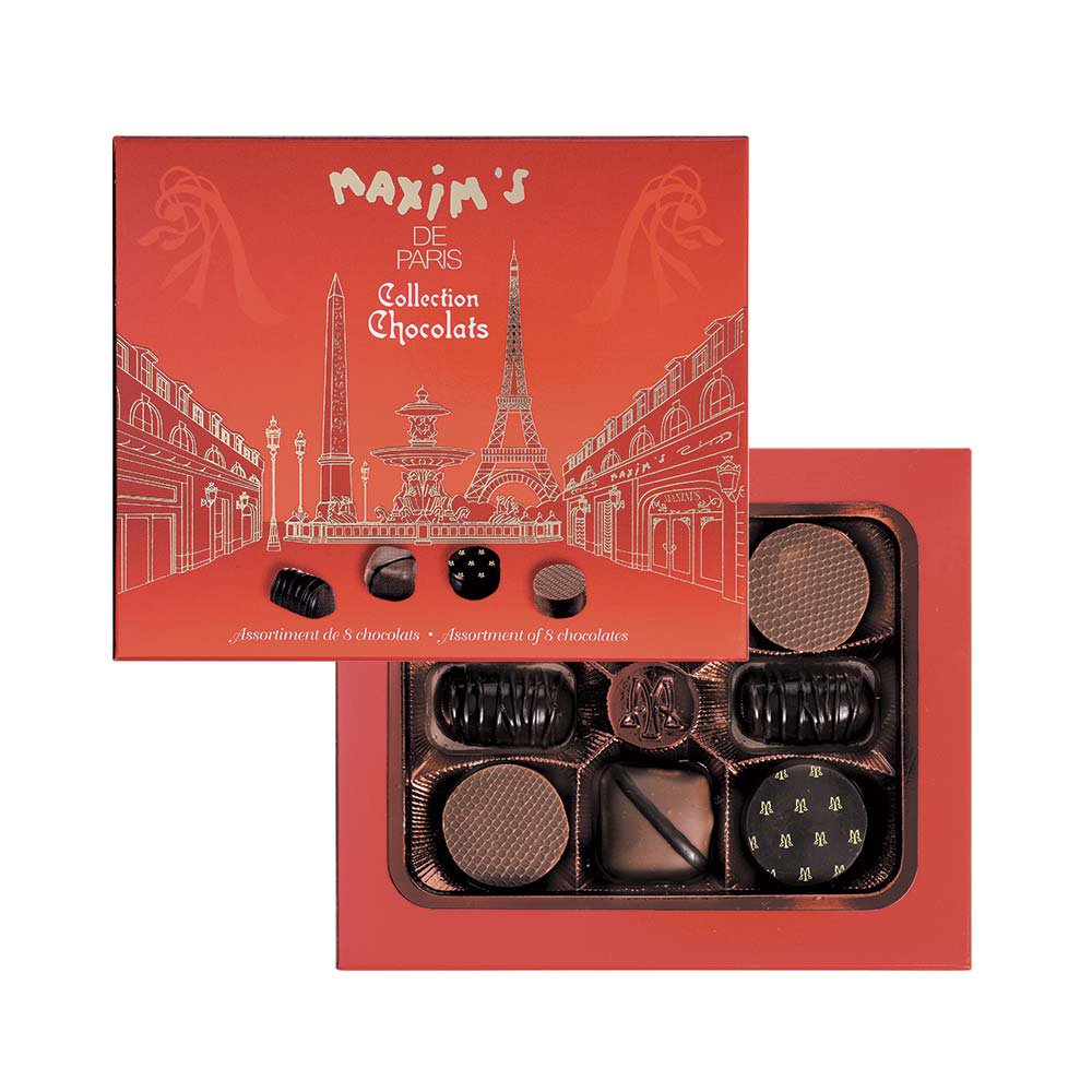 „Paris“-Kartonschachtel mit 8 Pralinen