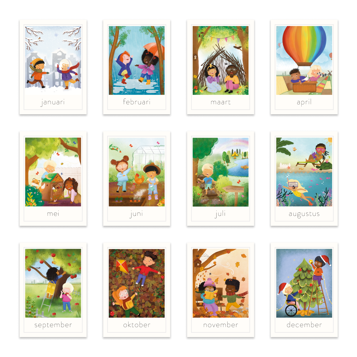 Meses – Tarjetas Waldorf incluidas