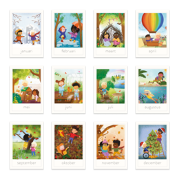 Meses – Tarjetas Waldorf incluidas