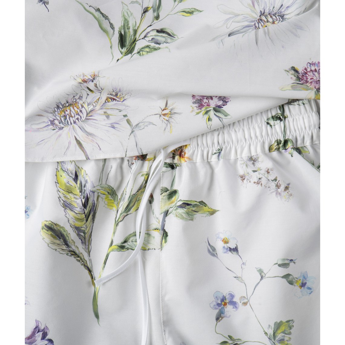 Percale short pyjamas (blouse+shorts) Midsummer