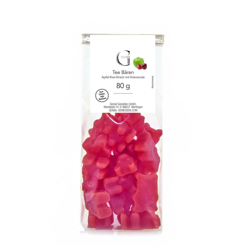 Tee-Bears® – apple-kiwi-cherry with coconut note 80g