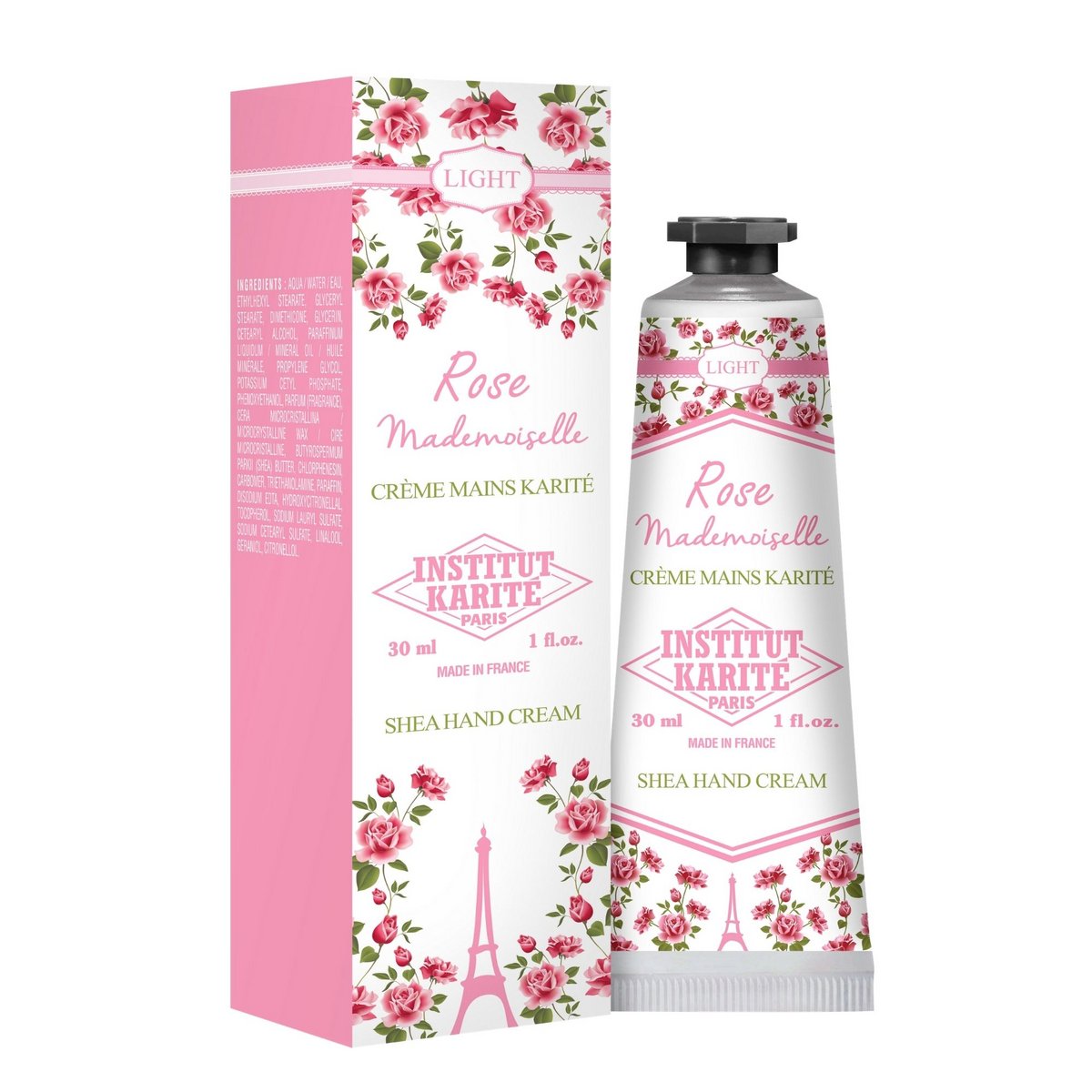Rose Mademoiselle Light Shea Håndcreme 30 mL - Med individuel æske