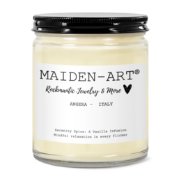 Serenity Spice: A Vanilla Infusion - Candle for Mindfulness & Meditation - aromaterapilys