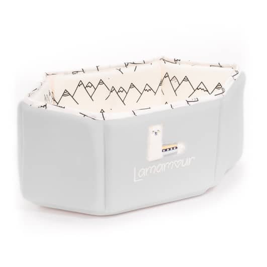 Lamamour Gray Toilet Bin