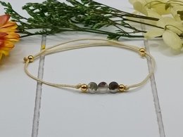 Pulsera de piedras preciosas de cuarzo incluida, Ø 4 mm