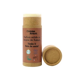 Solid woody perfume with kokum butter