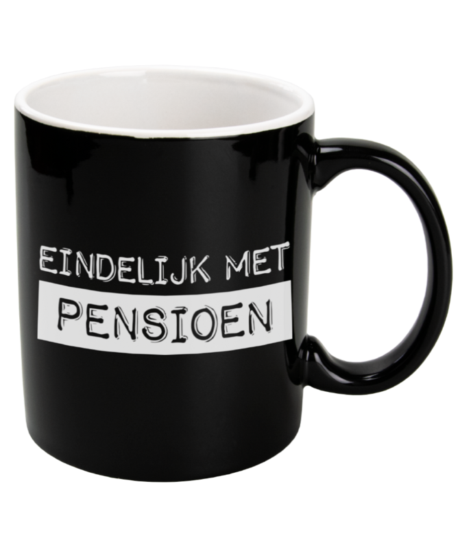 Black & White Mugs - Pensioen
