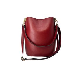 SAC CUIR GRAINE SEAU ELVIRA