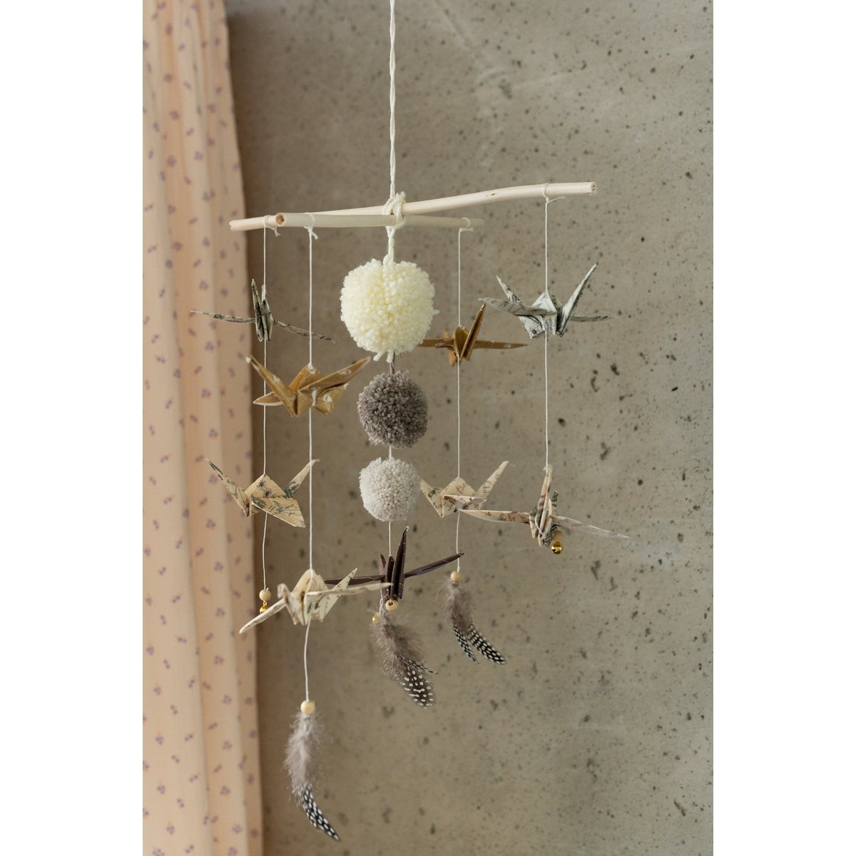 “Gold Dust” Origami Nursery Mobile