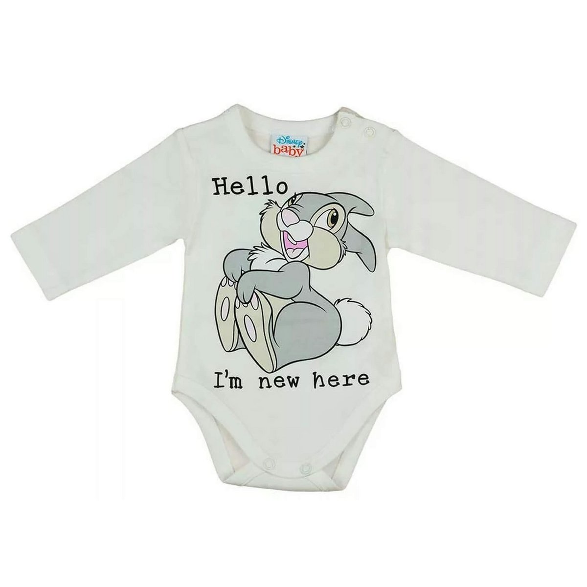 3-piece baby body set Disney baby clothes for girls, pink and white