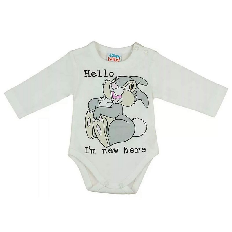3-piece baby body set Disney baby clothes for girls, pink and white