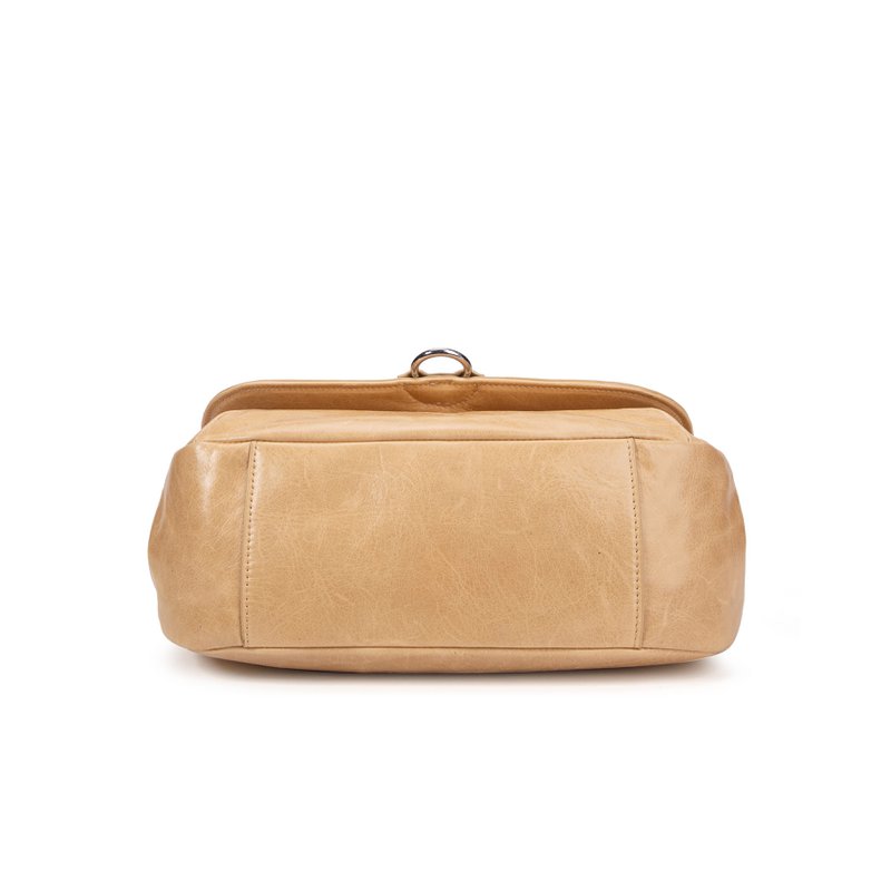 SAC A CUIR NEU ZELIE SABLE