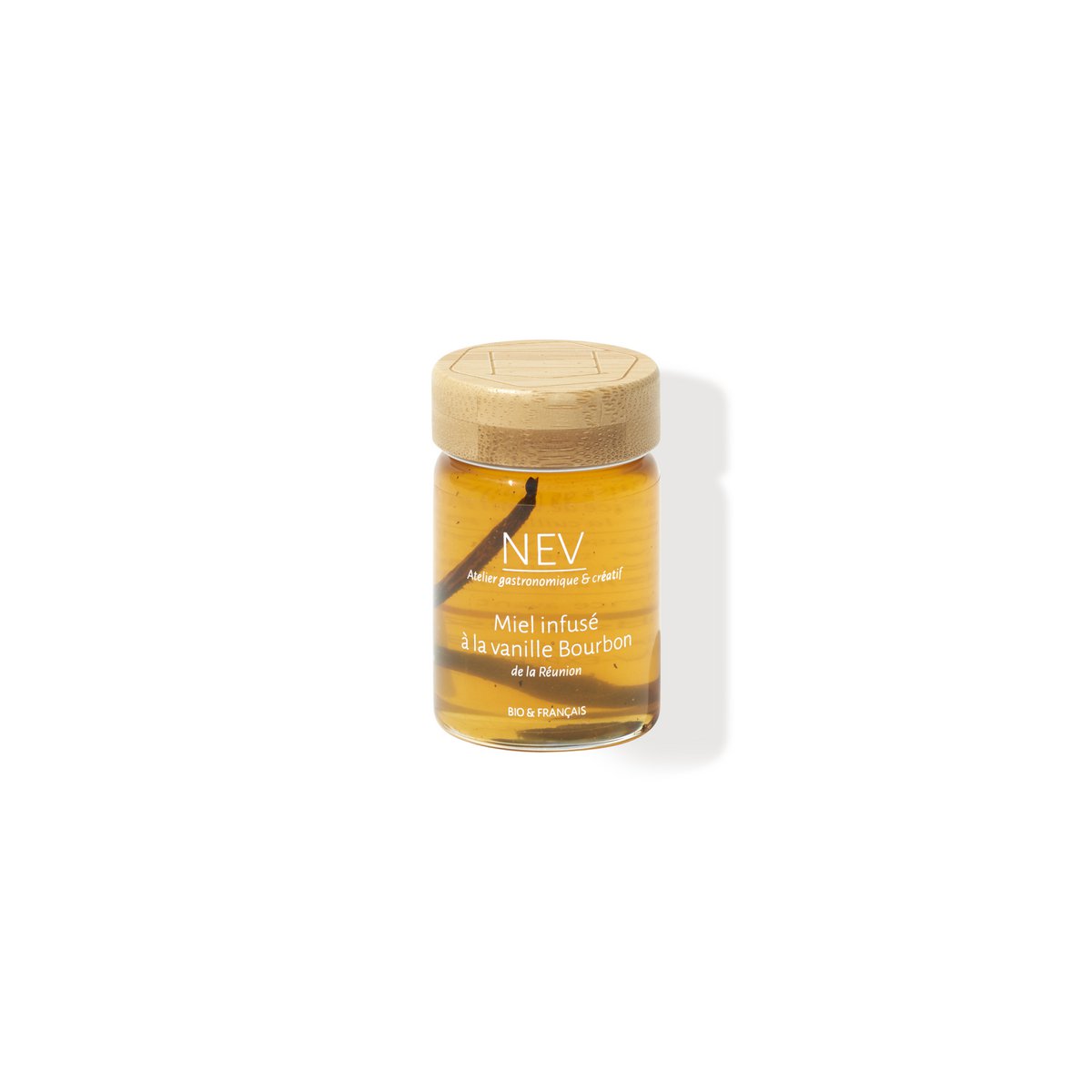 Miel infusé à la vanille Bourbon - 125g