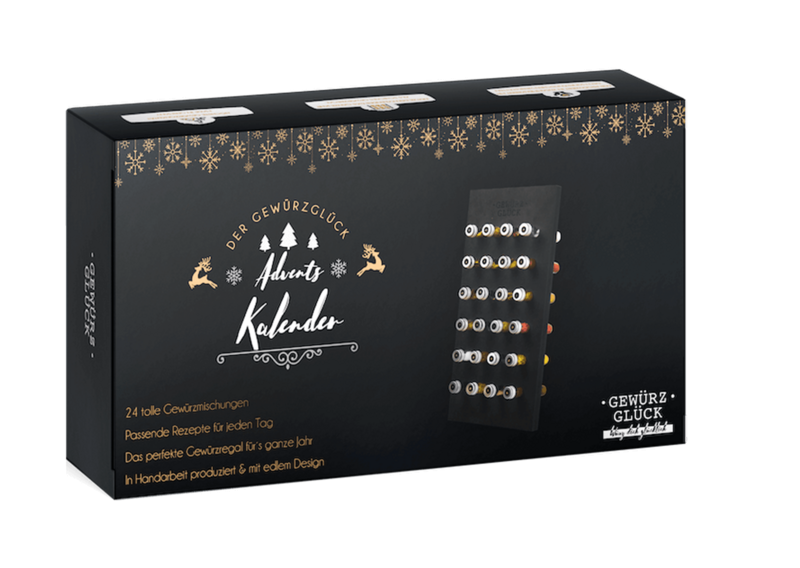 Krydderilykke adventskalender - håndlavet nydelse med 24 krydrede overraskelser, adventskalender med 24 krydderiblandinger
