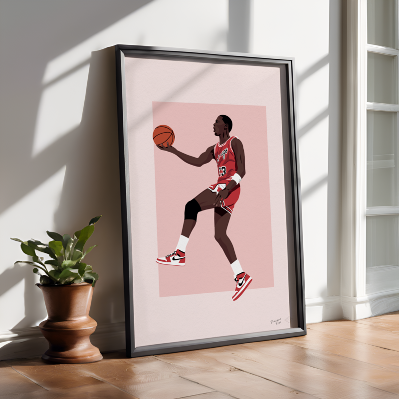 Poster "Michael Jordan" - A4 & 30x40cm - Art print