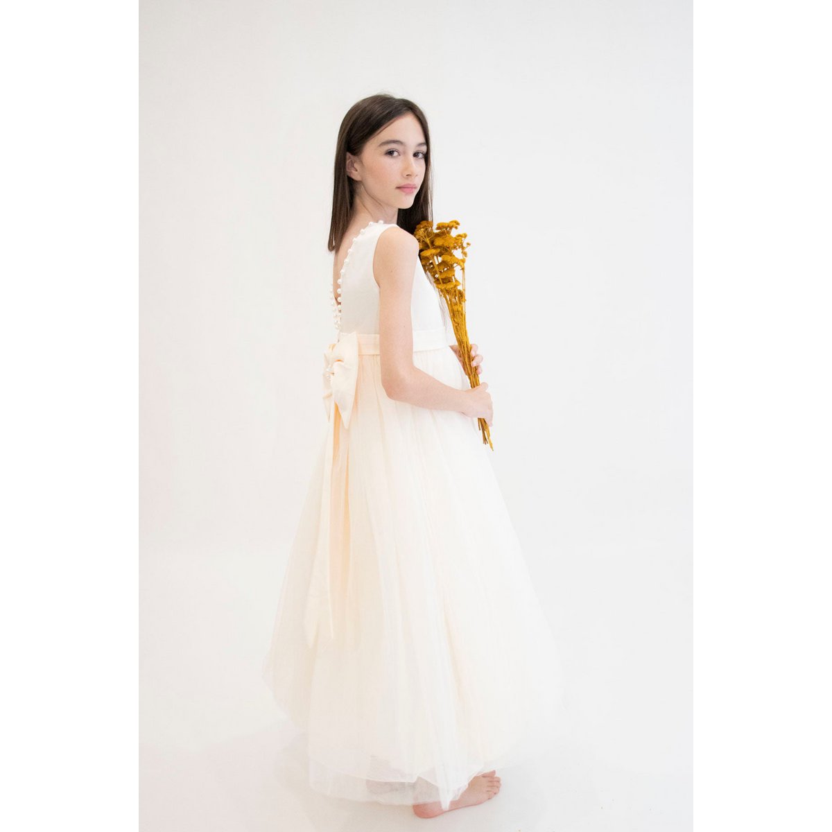 Vestido formal ANABELLA - Melocotón