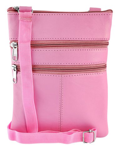 Steinmeister Echtledertasche, altrosa