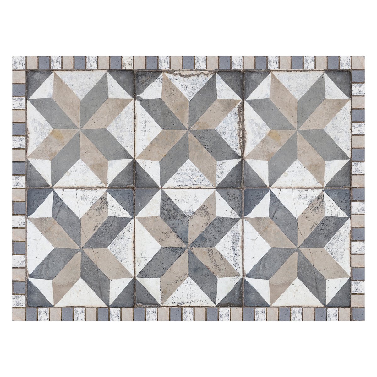 Placemat "USED STYLE BLUE-BEIGE"
