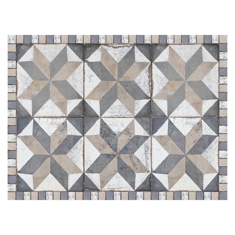 Placemat "USED STYLE BLUE-BEIGE"