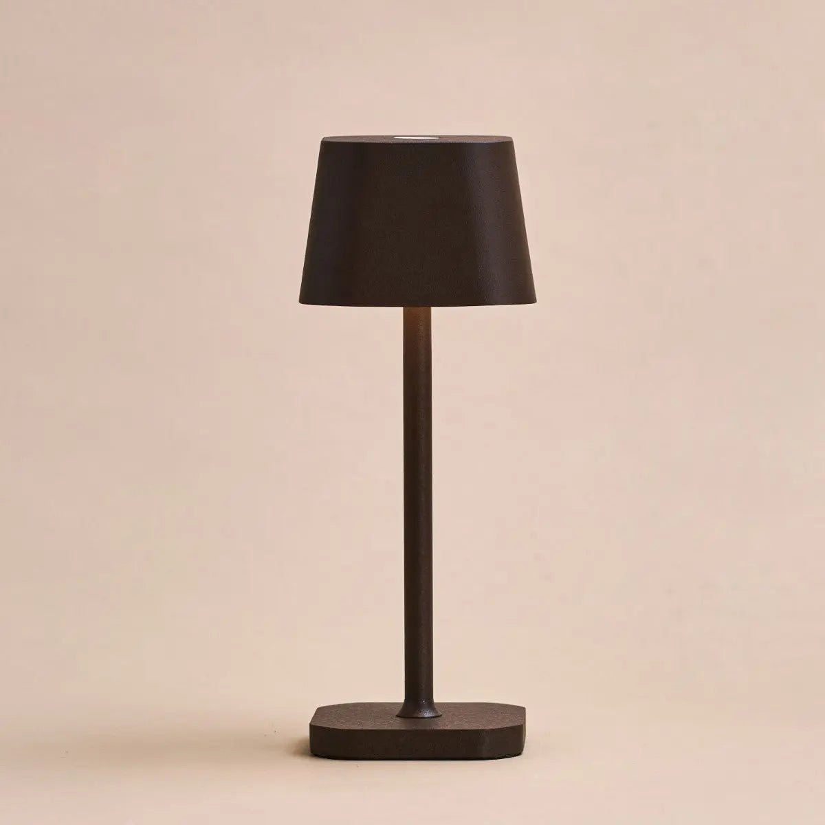 Lampe de table rechargeable marron moka Ava
