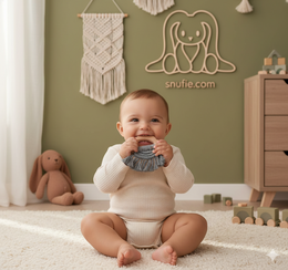 Zacht & Hard | BOHO Hout & Katoen Bijtring | PEBBLE