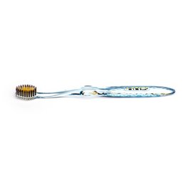 Nano-b Gold & Charcoal Brosse à dents bleu