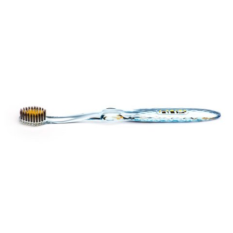 Nano-b Gold & Charcoal Toothbrush Blue
