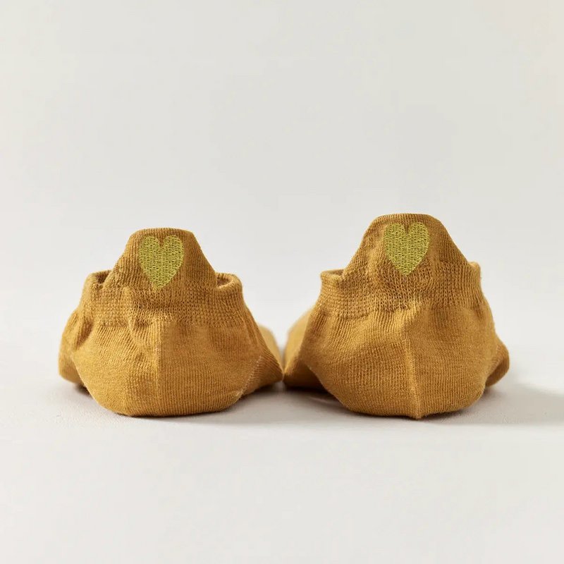 Goldherz-Zungensocken für Damen I 35-41