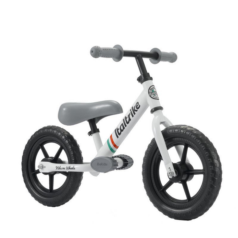 Pista - Steel Balance Bike - 12 EVA Wheels - White - 2/5 years
