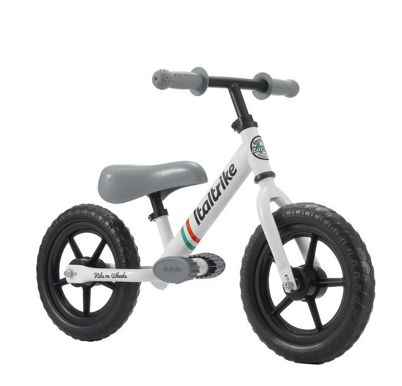 Pista - Steel Balance Bike - 12 EVA Wheels - White - 2/5 years