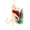 Mouse with Christmas tree Felt
