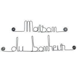 10% DI SCONTO Pacchetto di implementazione: Decorazione da parete in filo metallico “HOUSE”.