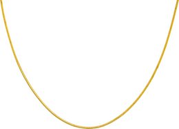 PURE snake chain with bayonet clasp 42cm in stainless steel - gold