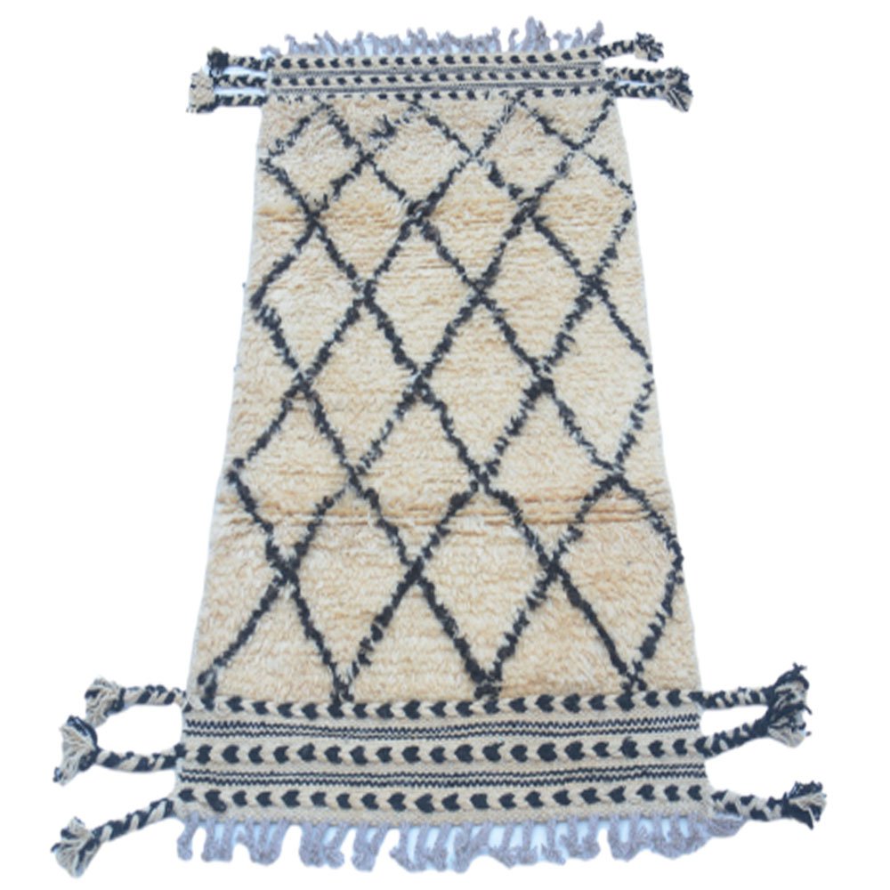 Berber Clay Ash Fluffy HandKnotted Soft Rug