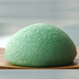 Natural Konjac Sponge for Green Tea Face