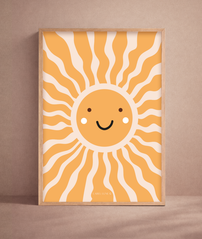 Affiche chambre d'enfant - Zon Sonne