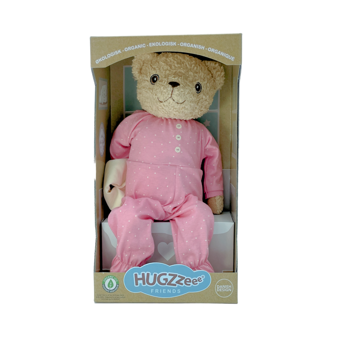 Bobbi en ropa de dormir rosa