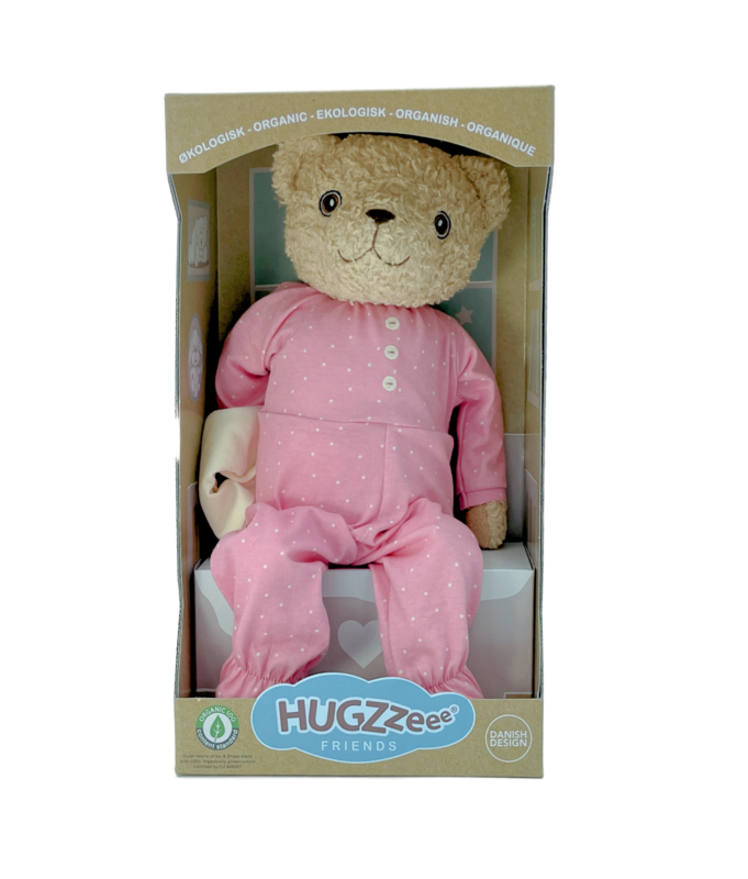 Bobbi in roze nachtkleding