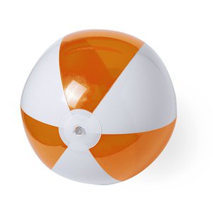 Inflatable Beach Ball Inflated: 28 cm Orange